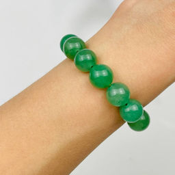 Браслет из зеленого Кварца 17 см