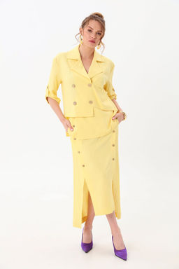 Костюм NIKVA н972-3 лимонный фото 6