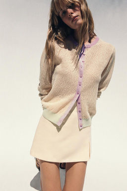COLOUR BLOCK CARDIGAN - Zara фото 13