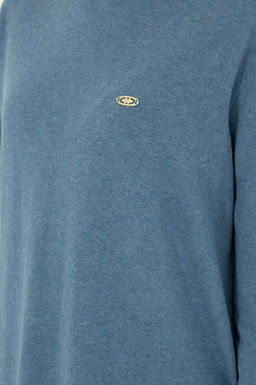 Женская синяя базовая водолазка - U.s. polo assn фото 7