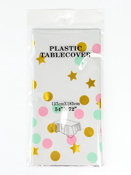 Скатерть одноразовая «Праздник конфетти» 137×183 см