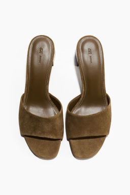 Sandalias de ante con tac?n - H&m фото 3