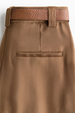 Pantal?n culotte de sarga con cintur?n - H&m фото 5