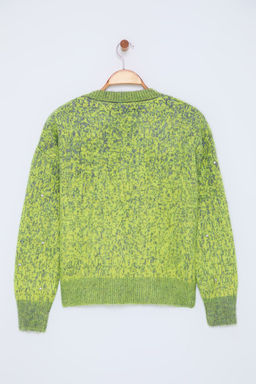 TRENDYOLMILLA Antrasit Yumusak Dokulu Desenli Ceket Gorunumlu Triko H?rka TWOAW25HI00185 фото 7