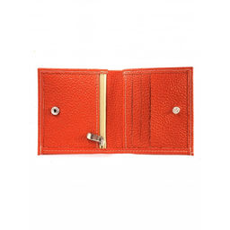 Портмоне женское Croco-ПР-917 натуральная кожа 2 отд, 6 карм, оранжевый флотер (36) 264741 фото 3
