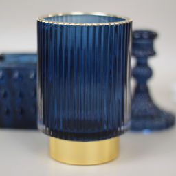 Цена за 4 шт. Подсвечник "Английский стиль" 8,5*12,5 см, Сапфир