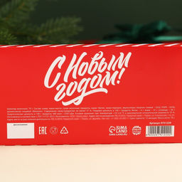 Шоколад новогодний молочный От Деда Мороза в открытке с кармашком для денег, 70 г