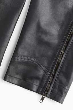 Pantalon motero de piel - H&m фото 9
