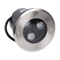 ULU-B10A-3W/2700K IP67 GREY Светильник светодиодный уличный. Архитектурный встраиваемый. Теплый белый свет (2700К). Корпус серый. TM Uniel.