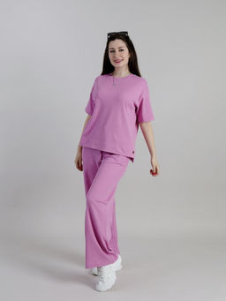 CRB wear / CSMW 90068-45 Комплект женский (футболка, брюки),лавандовый/Ex.Cherubino