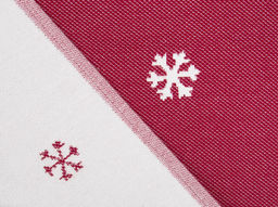 Полотенце х/б 9с23.111ж1 Снежинки-арт(ДТЭ бордовый) 50х140см
