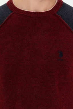 U. S. Polo Assn Мужской бордово-красный свитер - U.s. polo assn фото 14