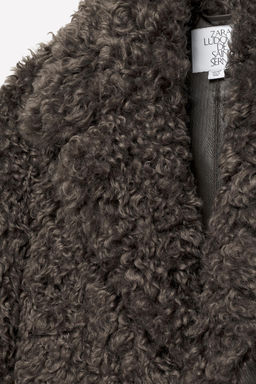 DOUBLE-FACED LEATHER EFFECT COAT LUDOVIC DE SAINT SERNIN x ZARA фото 4