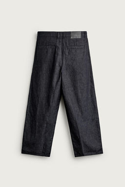 PANTAL?N CHINO DENIM LIGERO ALGOD?N - LINO / ?ndigo - Zara фото 7