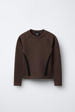 SEAMLESS CONTRAST SKI COLLECTION T-SHIRT - Zara фото 5