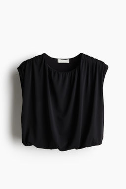 Top cropped drapeado - H&m фото 2