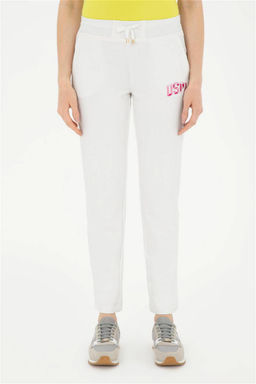 Женские спортивные штаны цвета экрю Неожиданная скидка в корзине - U.s. polo assn фото 2