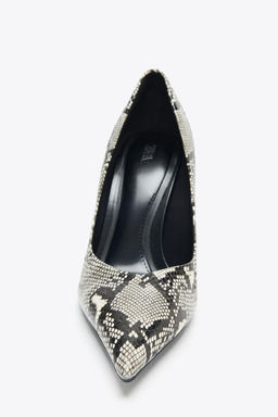 ANIMAL PRINT HIGH-HEEL SHOES - Zara фото 5
