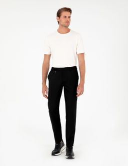 Siyah Ex. Slim Fit Kuma_ Pantolon