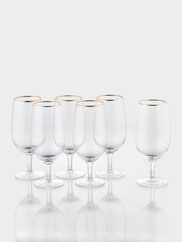 Набор бокалов для пива "Руно" на ножке, 550 мл, 6 шт, р-р 1й шт 20,1х6,3 см