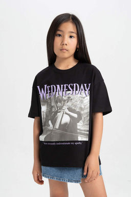 Футболка с короткими рукавами для девочек Wednesday Relax Fit