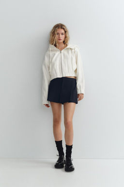 HOODED CLOTH JACKET