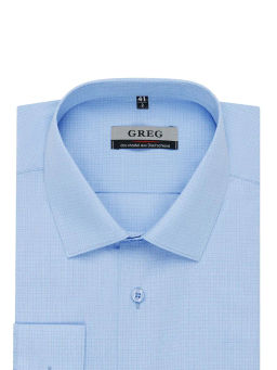 Сорочка мужская длинный рукав GREG 224/237/0430/Z  фото 3