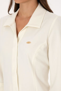 Kad_n BEYAZ Dokuma Elbise Sepette S_rpriz _ndirim - U.s. polo assn фото 6