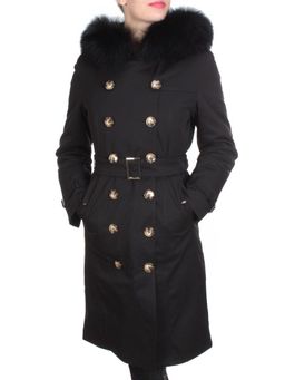 21002 BLACK Пальто зимнее женское MAILILUO (150 гр. холлофайбера) - Fashion фото 3