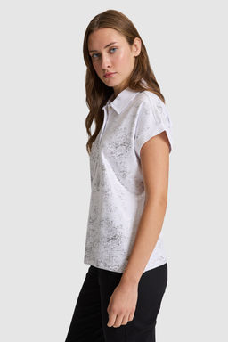 Kad_n Beyaz Polo Yaka Ti__rt - U.s. polo assn фото 3