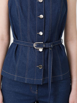 Жилет из джинсы - Stilla фото 5