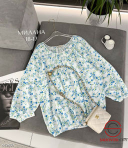 Летняя женская кофта с цветами