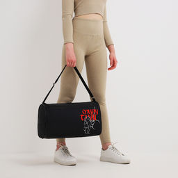 Сумка спортивная на молнии, наружный карман, цвет чёрный - Simaland фото 6