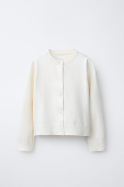 CHAQUETA PUNTO LISA / Crudo - Zara фото 2