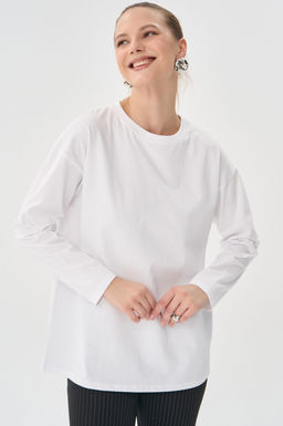 Лонгслив Эшли (белый) - Эльза фото 3