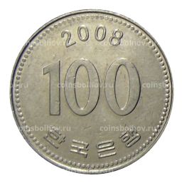 100 вон 2008 года Южная Корея