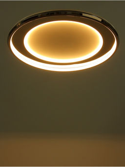 Люстра Karin 92 Вт LED 3000-6000К хром Ø60×6 см