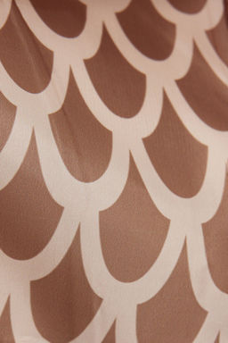 Koyu Bej Regular Astar Detayl? Dokuma Blazer Ceket TWOAW20CE0316