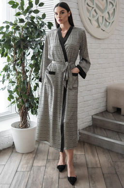 JADORE 4089 Длинный халат-кимоно Mia-Amore