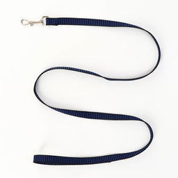 Комплект амуниции рельефный, поводок 120 х 1,5 см, ОГ 36-49 см, сине-чёрный - Пижон фото 5