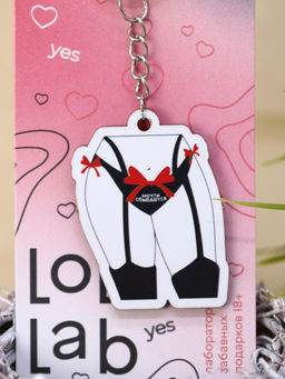 Брелок ECO из дерева LOL LAB "Мечты сбываются"