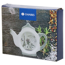 Подставка для чайных пакетиков, доломит, фигурная, Daniks, Прованс (419425)  фото 4