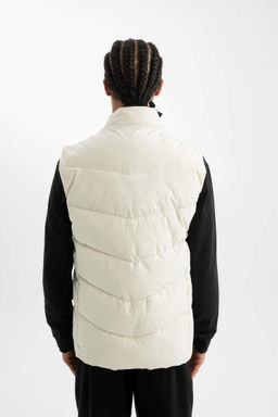 Ветрозащитный водоотталкивающий надувной жилет DeFactoFit стандартной посадки с воротником-стойкой  фото 7