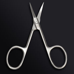 Ножницы маникюрные «Премиум», загнутые, узкие, 9 см, на блистере