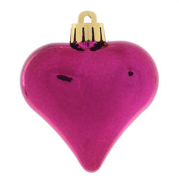 Набор из 6шт Украшение новогоднее "Сердце", L16 W2,5 H10,5 см