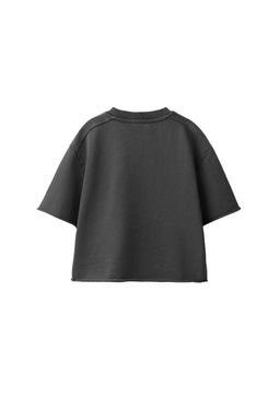 CAMISETA JOGGING EFECTO LAVADO / Gris oscuro - Zara фото 7