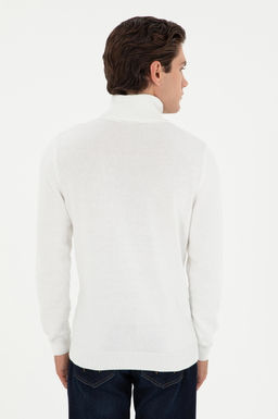 Мужской белый базовый свитер Неожиданная скидка в корзине - U.s. polo assn фото 5