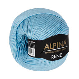Пряжа ALPINA RENE 2 100% мерсеризованный хлопок 10 шт. х 50 г 105 м  5 м