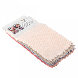 Салфетка для уборки 25х25см "Уборщик", микрофибра, набор 5шт (Китай)