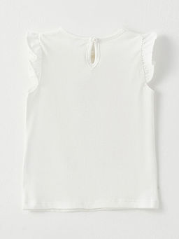 Bisiklet Yaka Bask?l? K?z Bebek Atlet - Waikiki фото 2